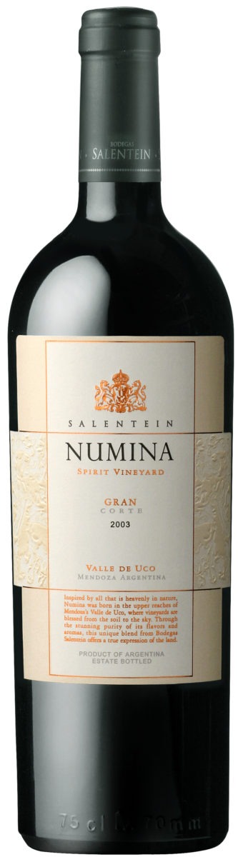 Numina, Spirit Vineyard, Gran Corte, Salentein, Valle de Uco, Mendoza, Argentina, 2018