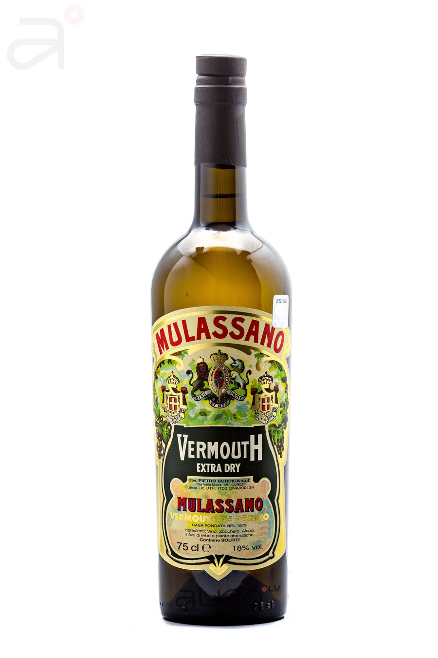 Mulassano Vermouth Extra Dry 18% 0,75L