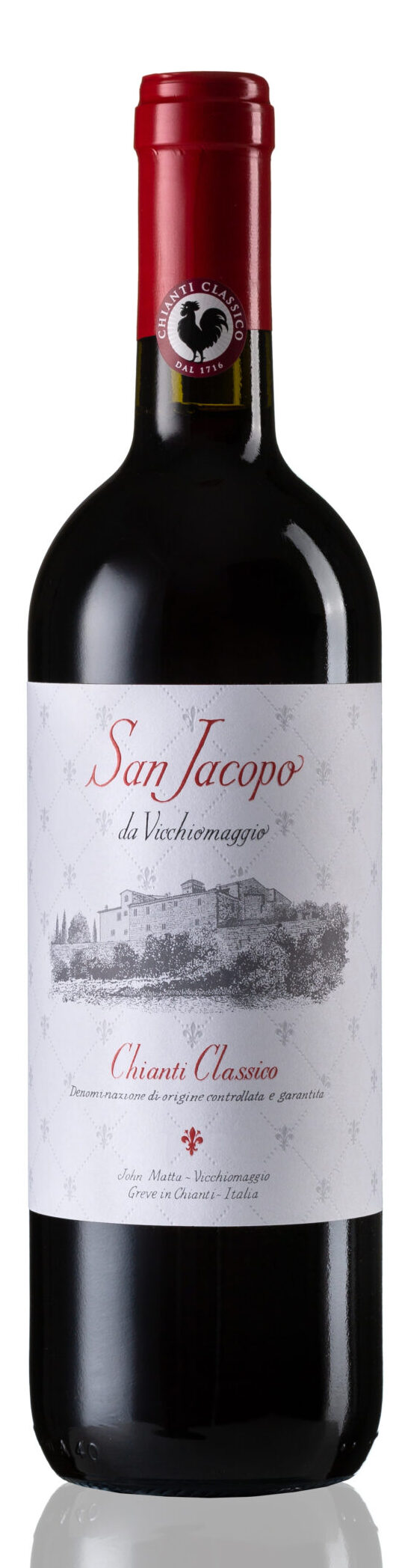 Chianti Classico, San Jacopo da Vicchiomaggio, Chianti Classico DOCG, Toscana, Itaalia