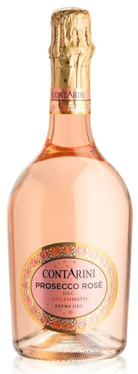 Rose, Extra Dry, Millesimato, Contarini Prosecco, D.O.C. Itaalia