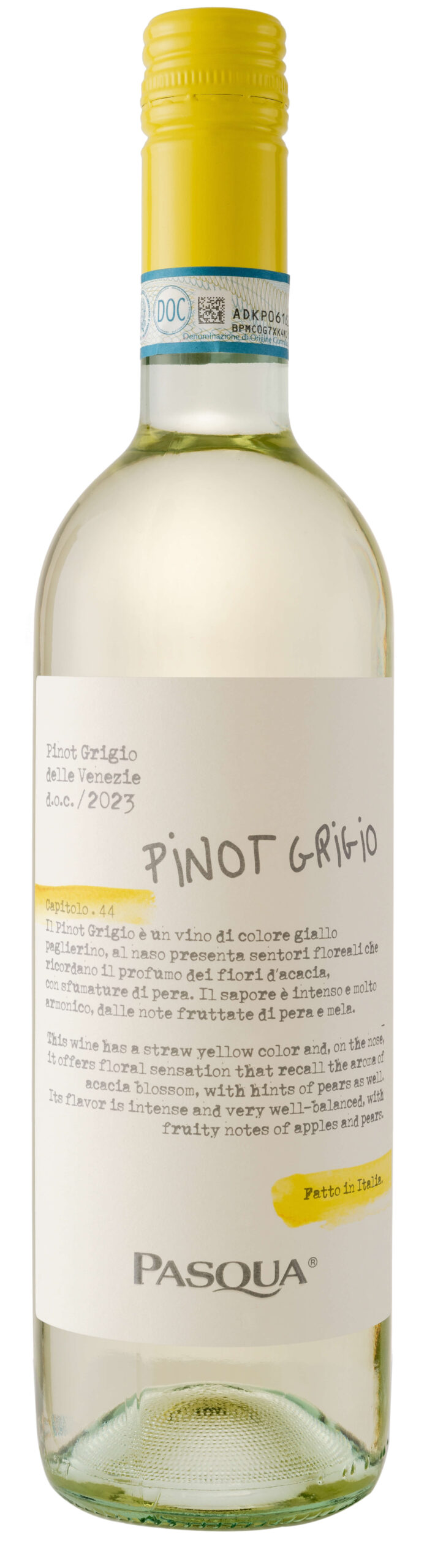 Pinot Grigio "Capitolo 44.", Pasqua, Veneto, Itaalia