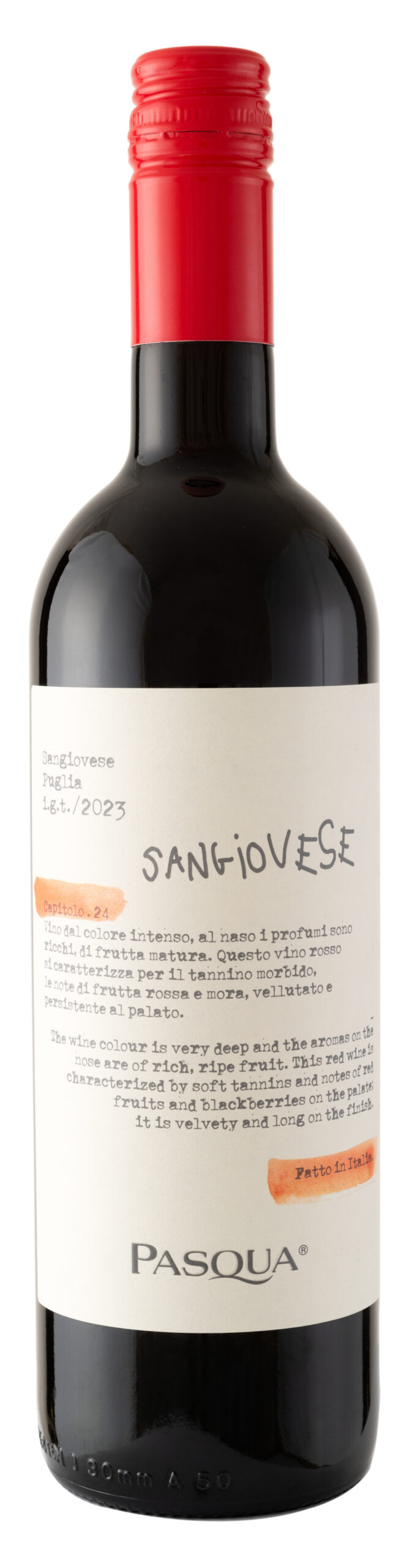 Sangiovese "Capitolo 29.", Pasqua, Puglia, Itaalia