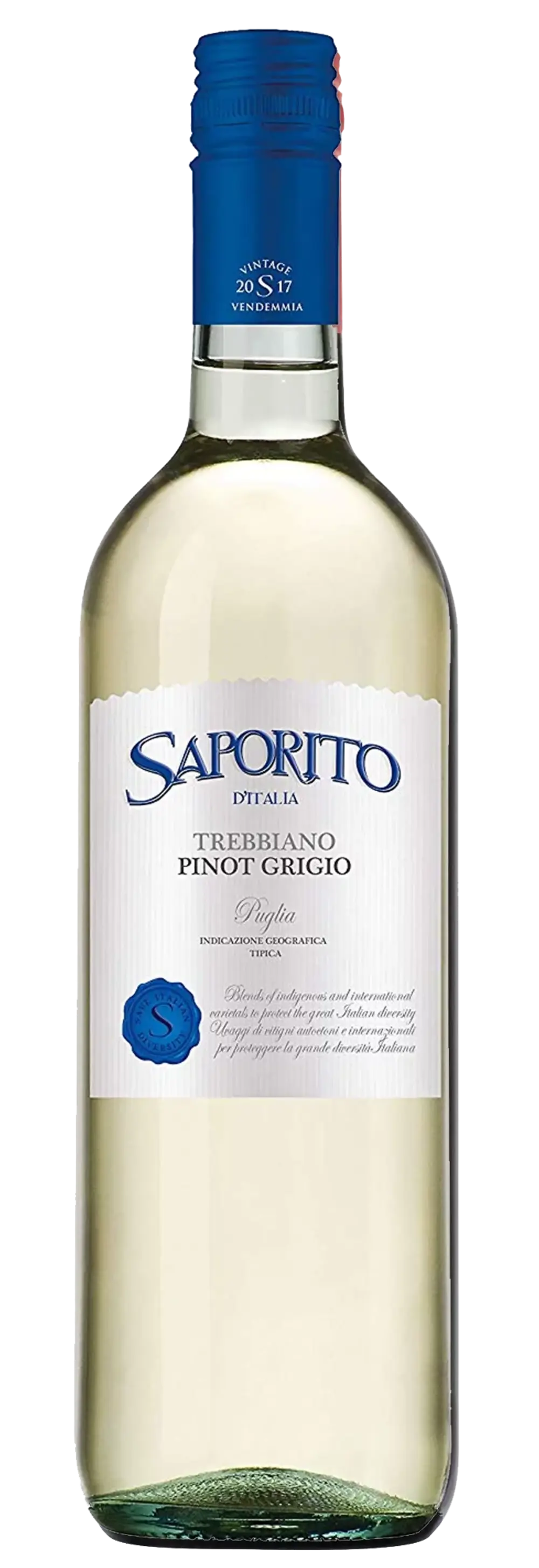 Saporito Trebbiano Pinot Grigio Puglia Igt 12%