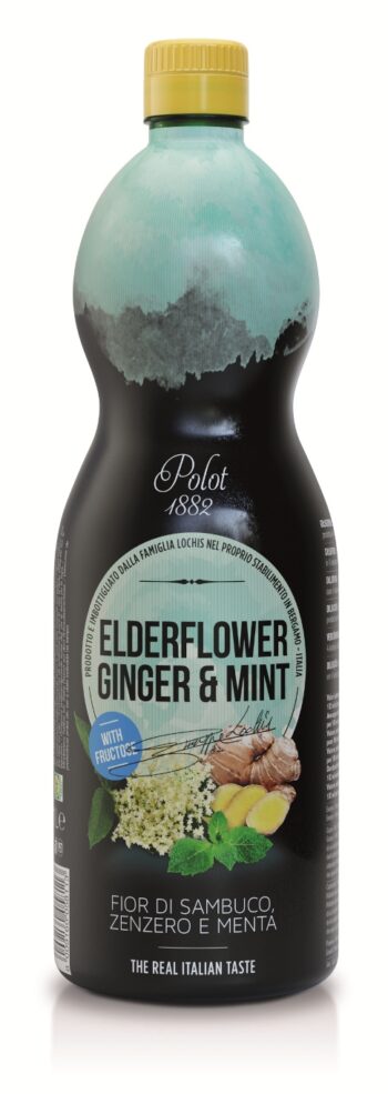 Polot 1882 Elderflower Ginger Mint Wellness Water Syrup 100cl PET