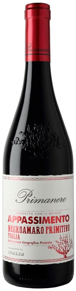 Primanero Negroamaro Primitivo Puglia Igp 13.5%