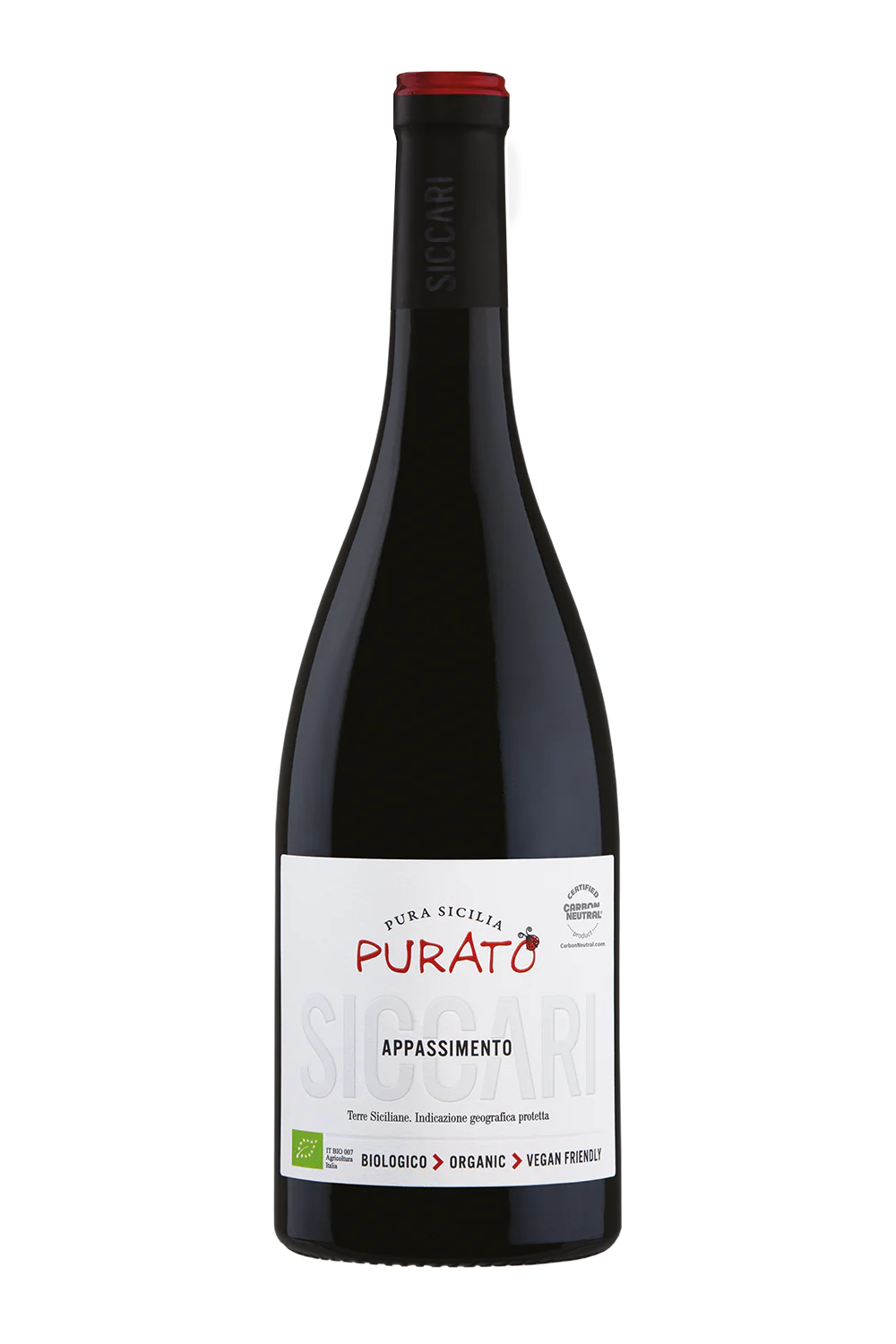 Purato Siccari Rosso Appassimentobio& Vegan