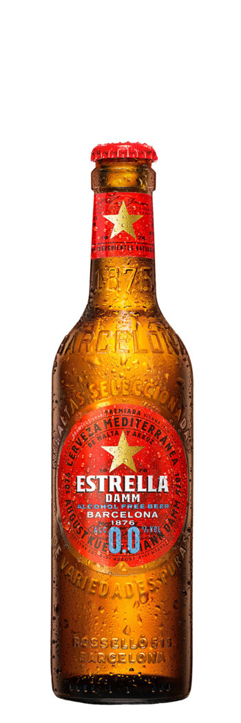 Estrella Damm Alcohol-Free Beer 33cl bottle