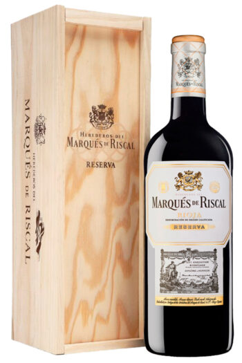 Marques de Riscal Reserva Rioja 150cl wooden giftbox