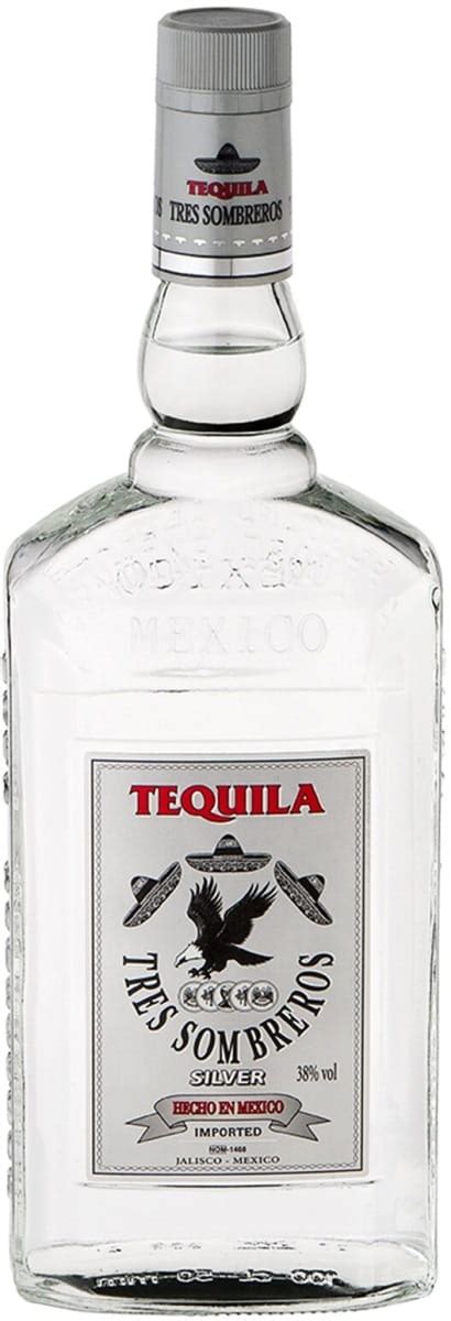 Tres Sombreros Silver 38% 70cl (TK)