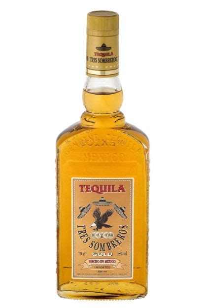 TEQUILA TRES SOMBREROS GOLD 38% 0,7L