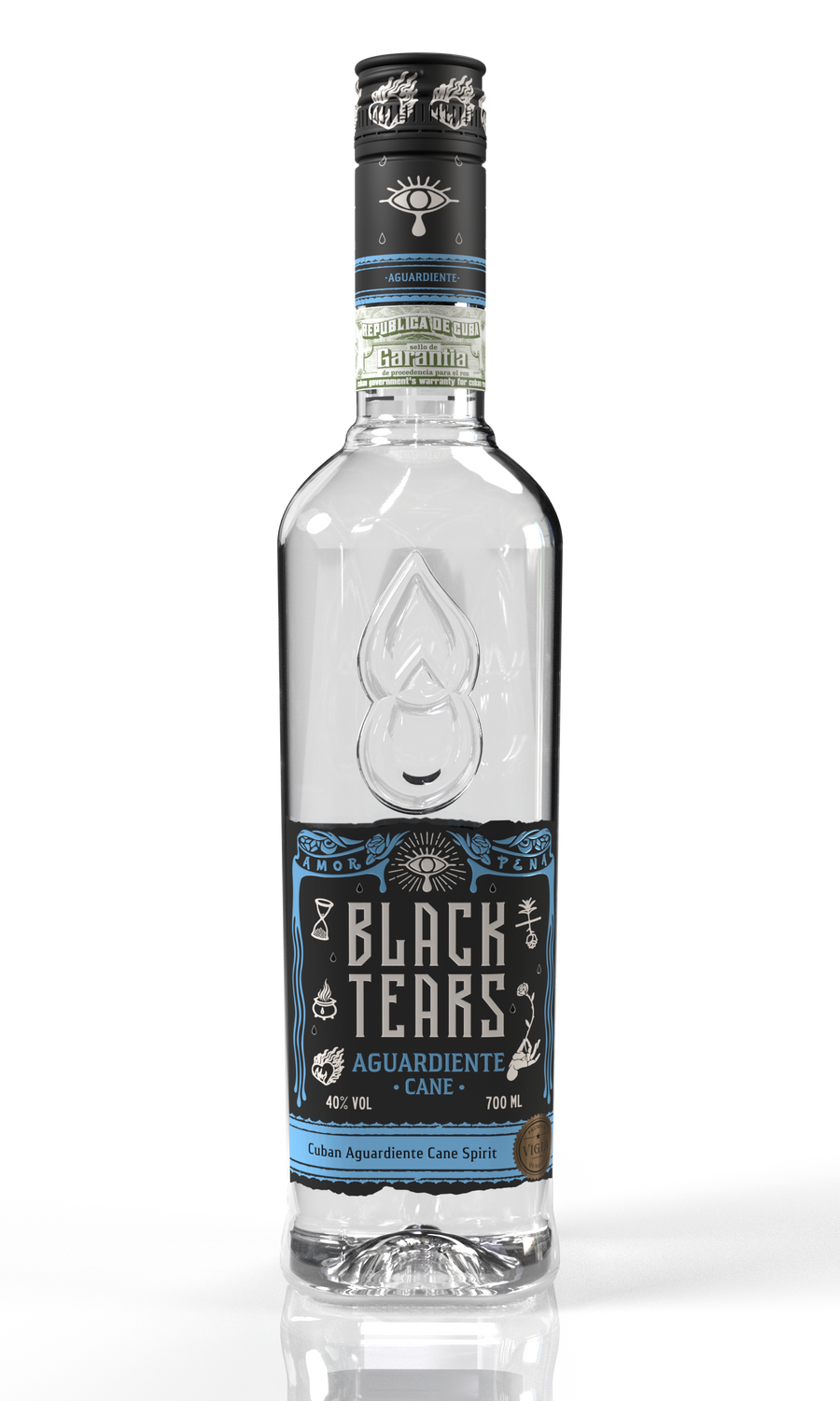Black Tears Aguardiente by Vigia 40% 0.7L