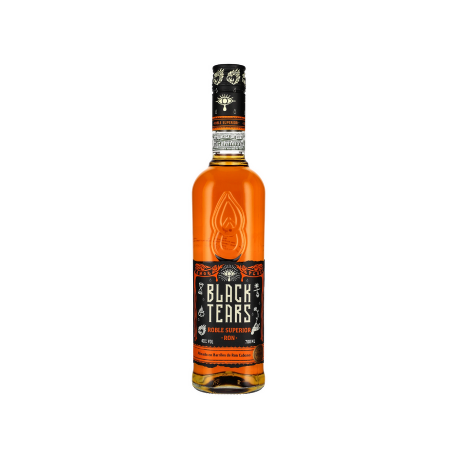 Black Tears Roble Superior Gold Rum by Vigia 40% 0.7L