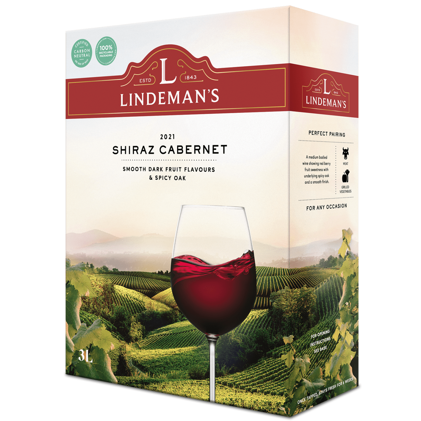 Lindeman`s Shiraz Cabernet BIB
