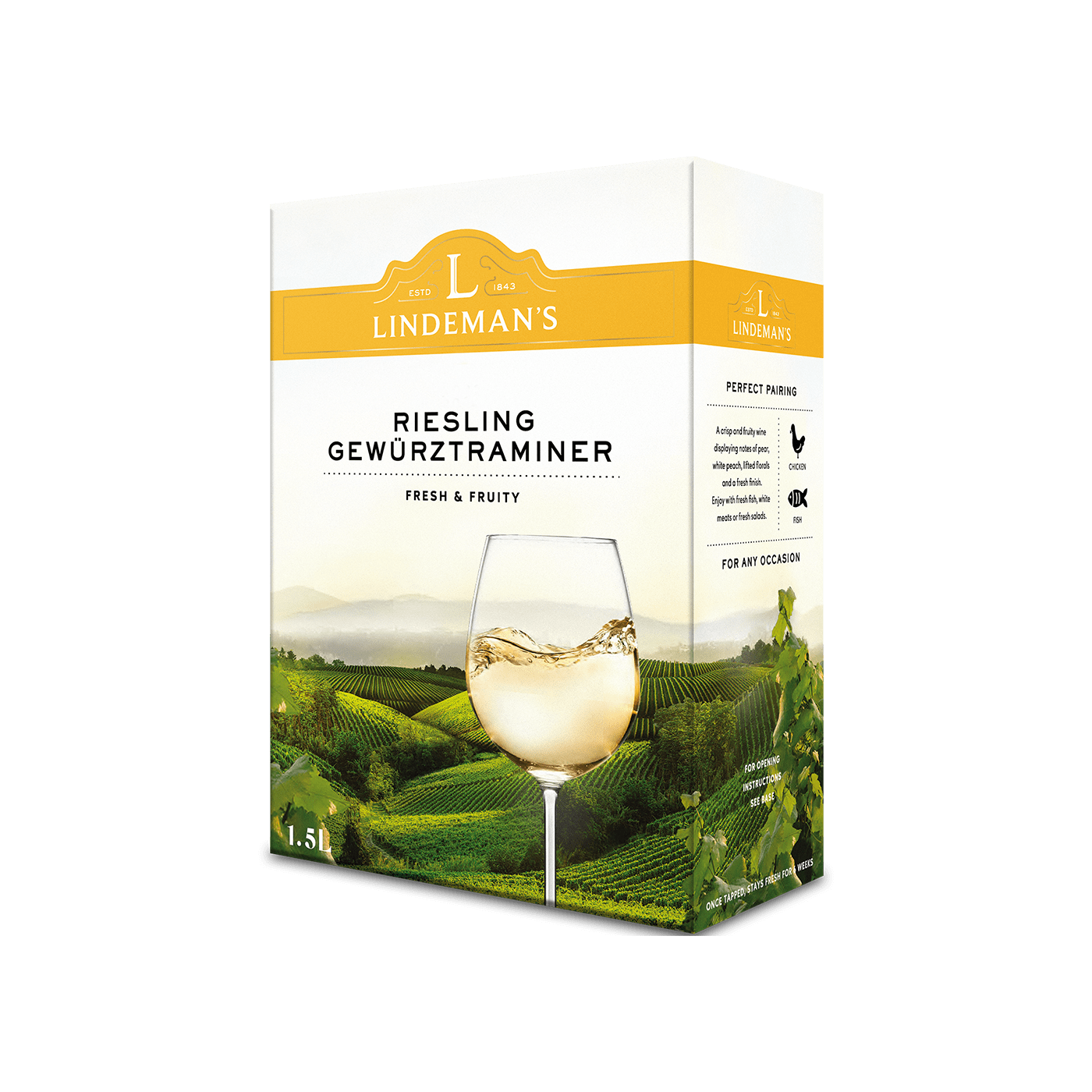 Lindeman`s Riesling Gewüztraminer BIB
