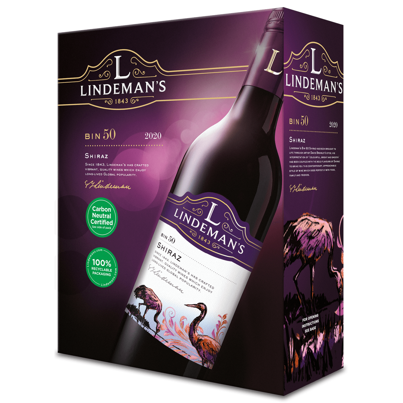 Lindeman`s BIN 50 Shiraz BIB