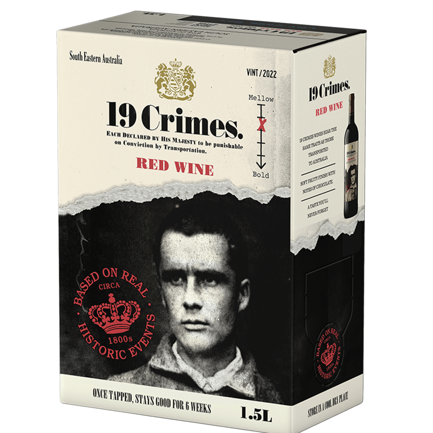 19 Crimes Red Wine 1,5L BIB