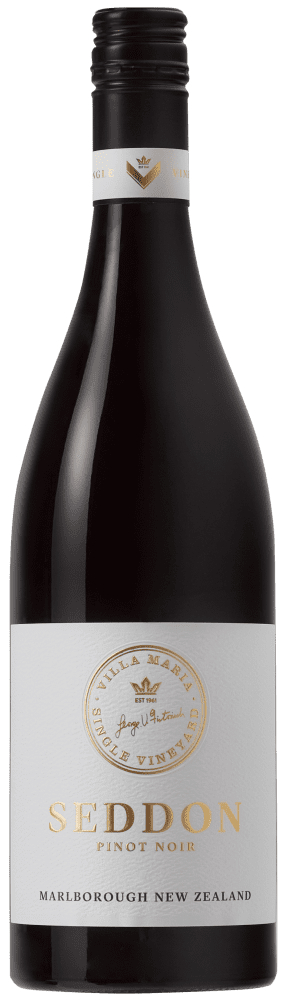 Pinot Noir, Seddon Vineyard, Villa Maria, Marlborough, Uus-Meremaa, 2019